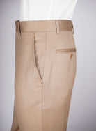 Mid-Slim Trousers in Micro Pattern - HerrWidman -