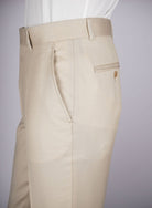 Mid-Slim Trousers in Micro Pattern - HerrWidman -
