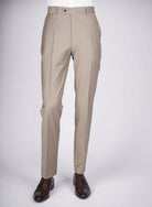 Mid-Slim Plain Trousers - HerrWidman -