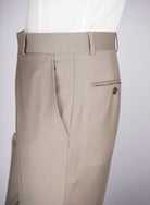 Mid-Slim Plain Trousers - HerrWidman -