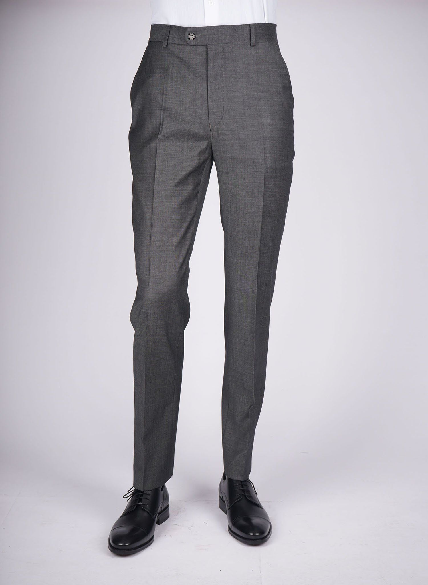 Mid-Slim Trousers with Macro Pattern - HerrWidman -
