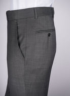 Mid-Slim Trousers with Macro Pattern - HerrWidman -