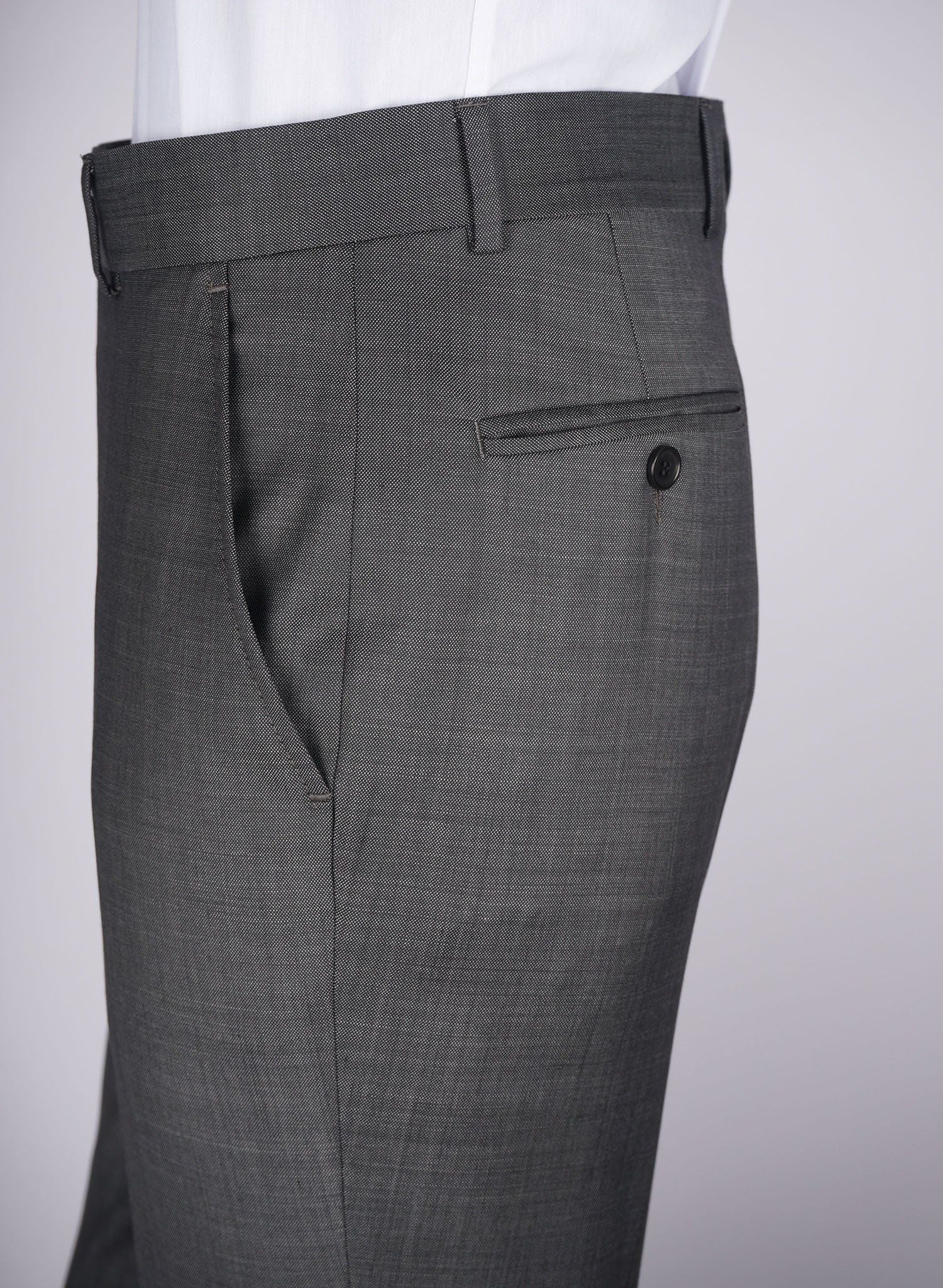 Mid-Slim Trousers with Macro Pattern - HerrWidman -