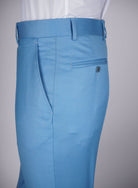 Mid-Slim Trousers in Micro Pattern - HerrWidman -