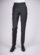 Mid-Slim Trousers with Macro Pattern - HerrWidman -