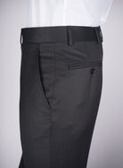 Mid-Slim Trousers with Macro Pattern - HerrWidman -