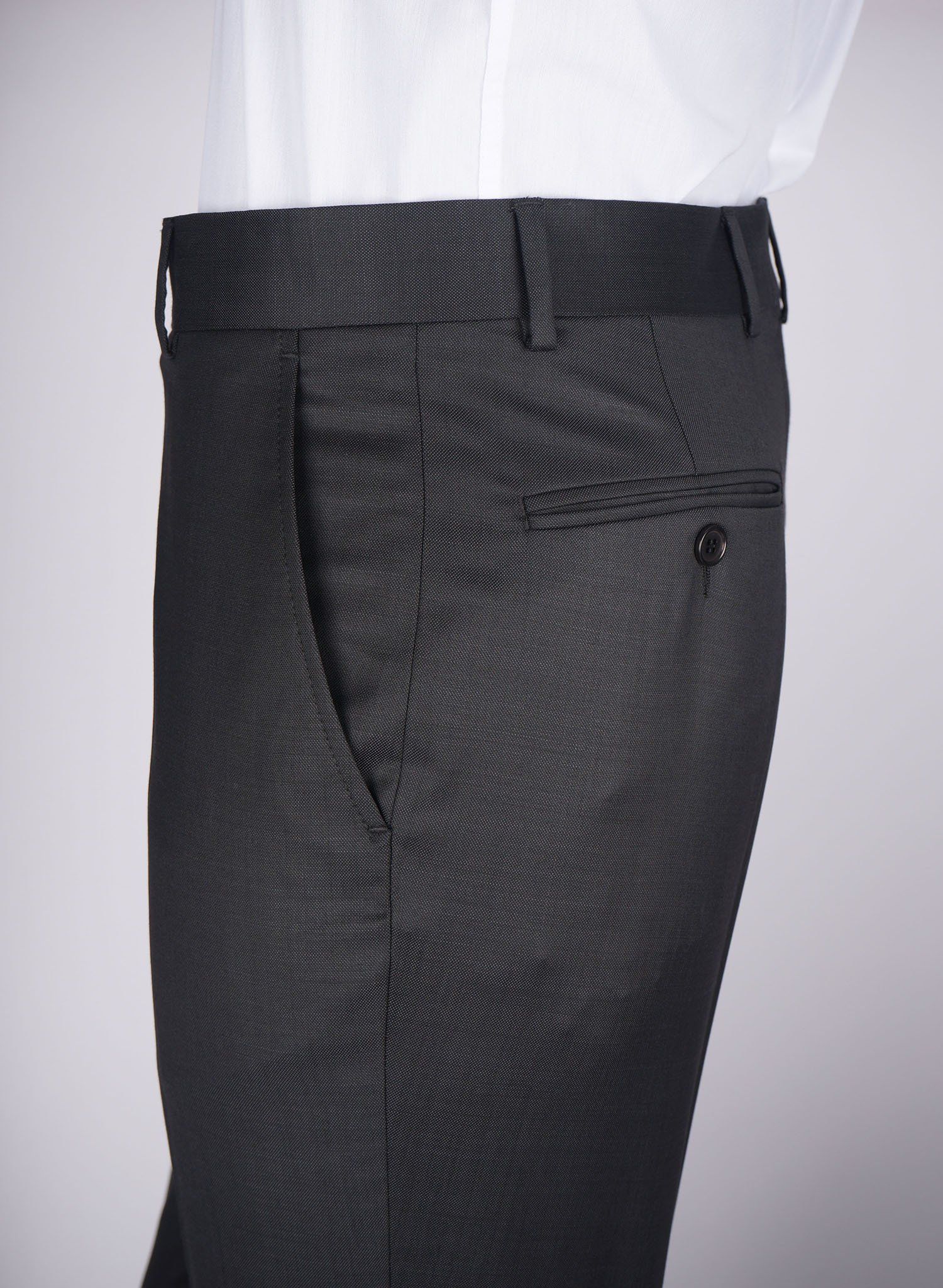 Mid-Slim Trousers with Macro Pattern - HerrWidman -