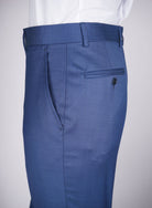 Mid-Slim Trousers in Micro Pattern - HerrWidman -