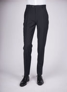 Mid-Slim Plain Trousers - HerrWidman -