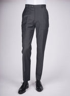 Mid-Slim Plain Trousers - HerrWidman -
