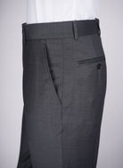 Mid-Slim Plain Trousers - HerrWidman -