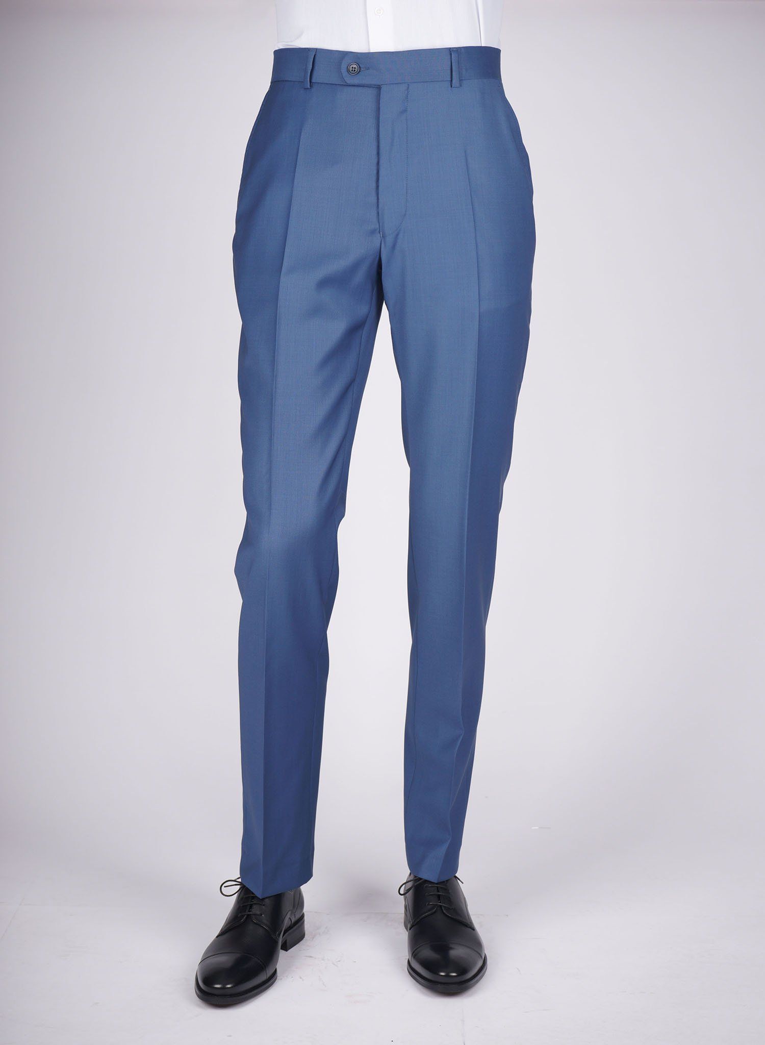 Mid-Slim Plain Trousers - HerrWidman -