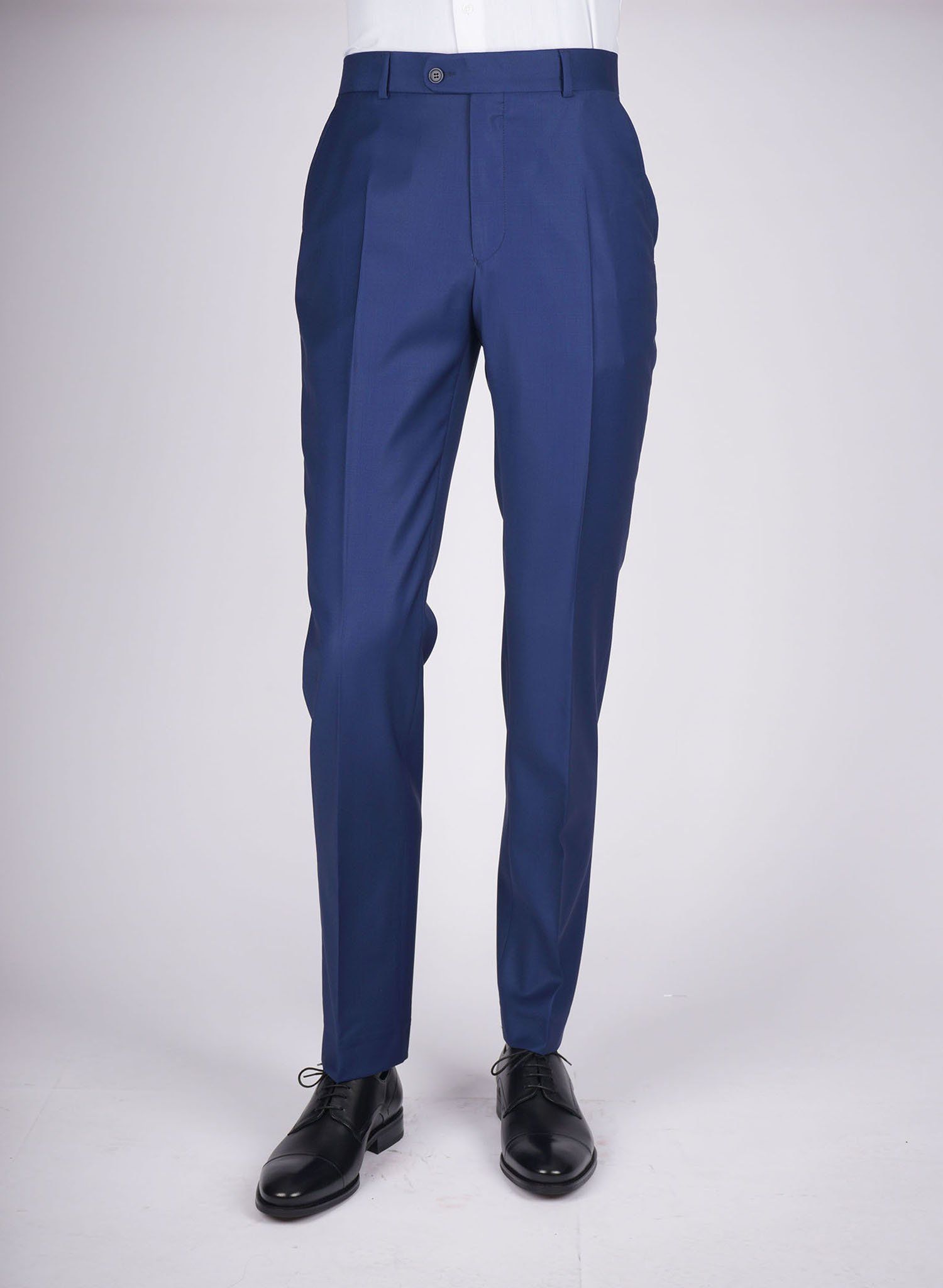Mid-Slim Plain Trousers - HerrWidman -