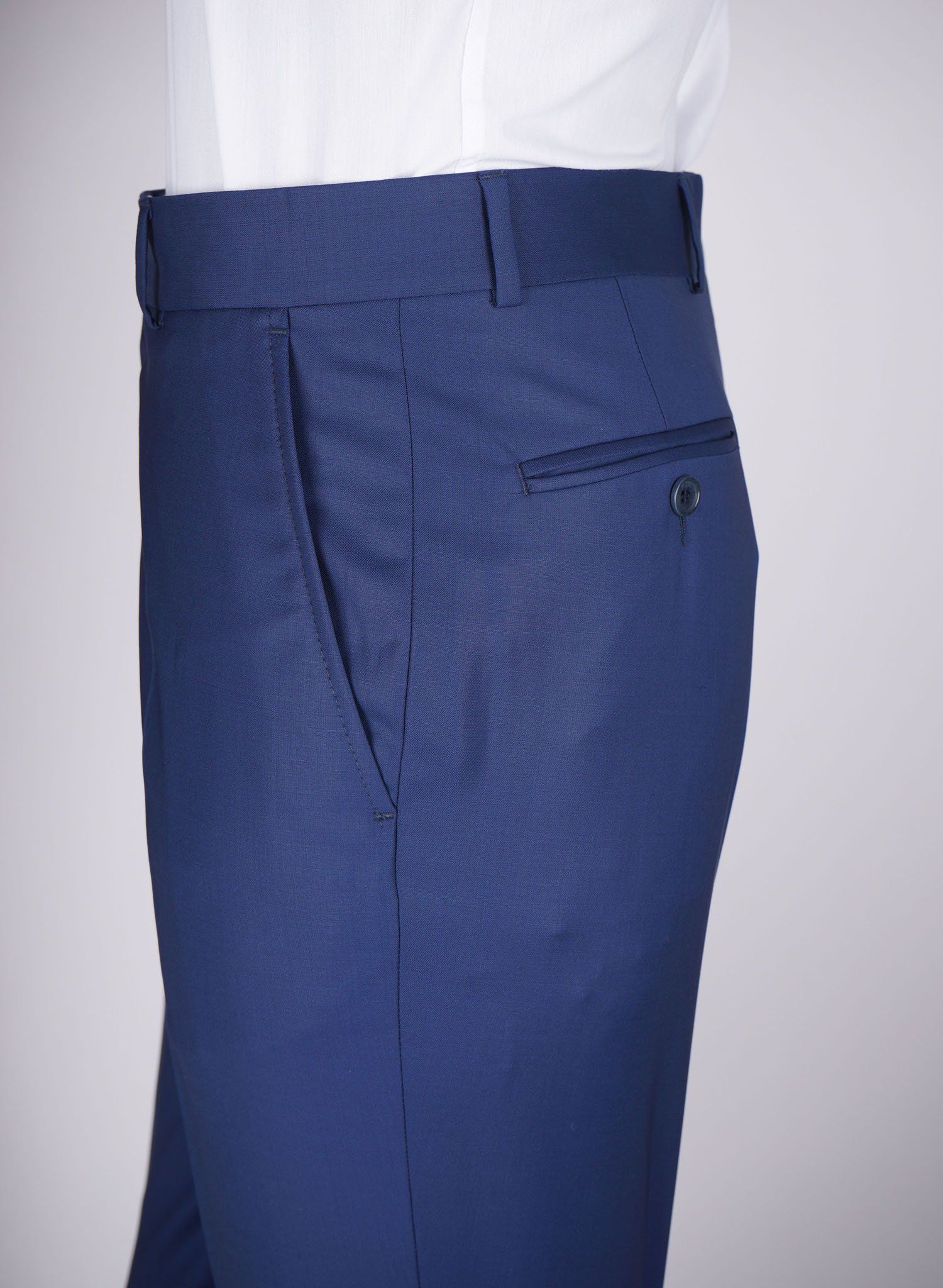 Mid-Slim Plain Trousers - HerrWidman -