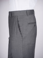Mid-Slim Plain Trousers - HerrWidman -