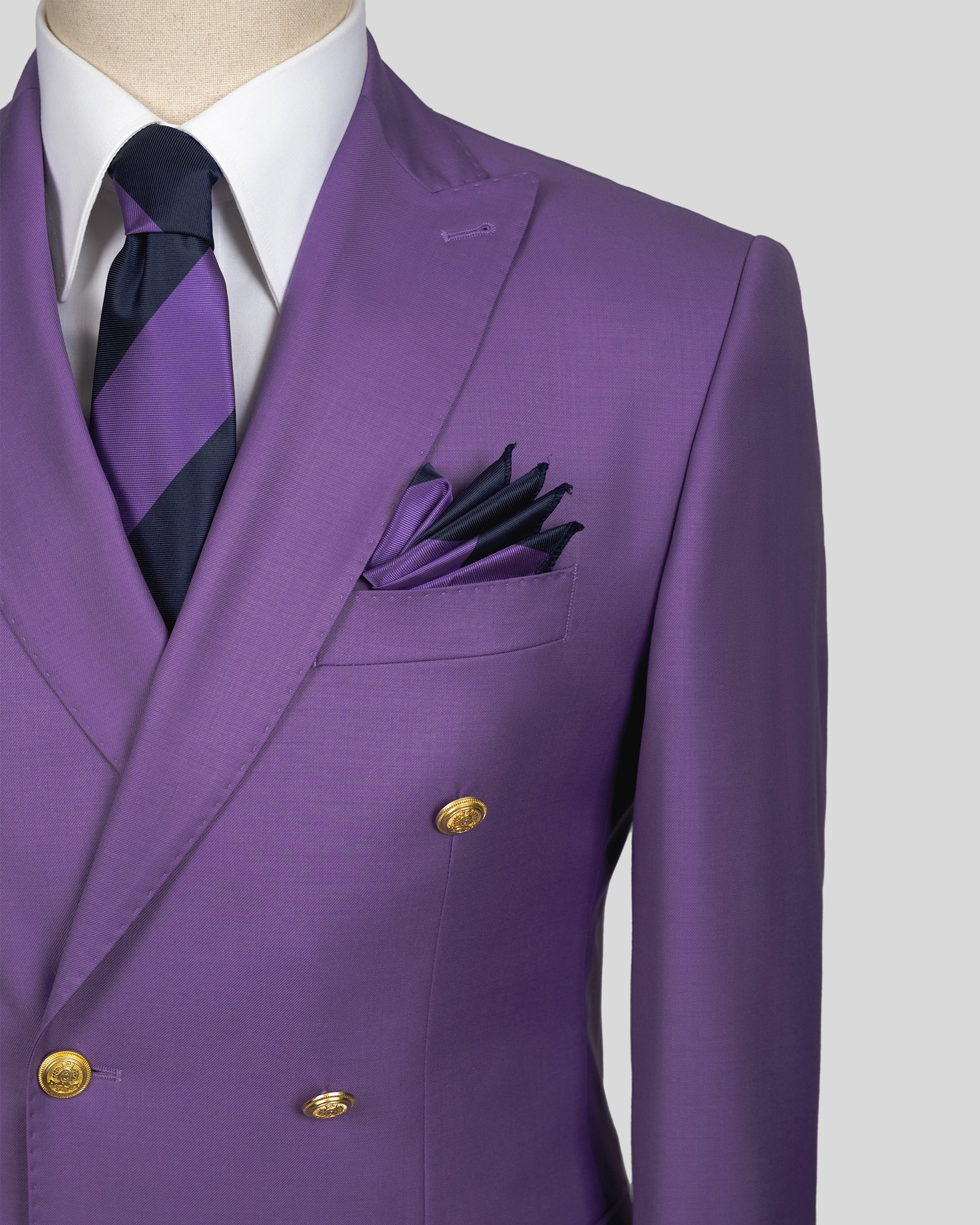 Purple wool jacket best sale