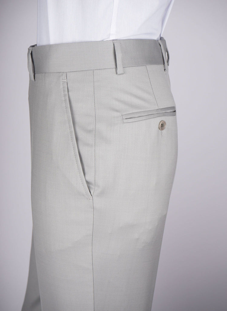Mid-Slim Trousers with Macro Pattern - HerrWidman -